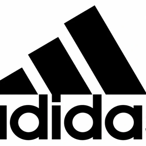 Adidas logo for authentic men's footwear at Vunasco Styles Nigeria
