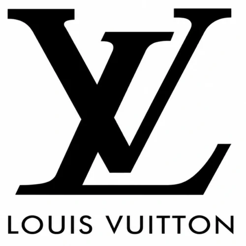 Louis Vuitton logo for authentic men's footwear at Vunasco Styles Nigeria