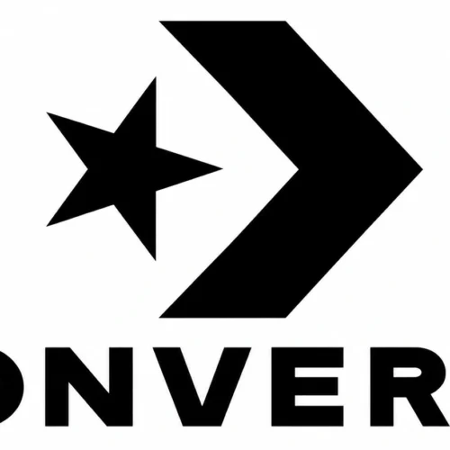 Converse logo for authentic men's footwear at Vunasco Styles Nigeria