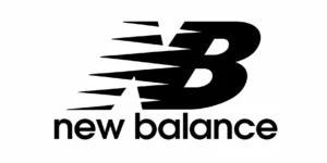 New Balance logo for authentic men's footwear at Vunasco Styles Nigeria