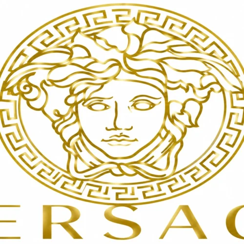 Versace logo for authentic men's footwear at Vunasco Styles Nigeria