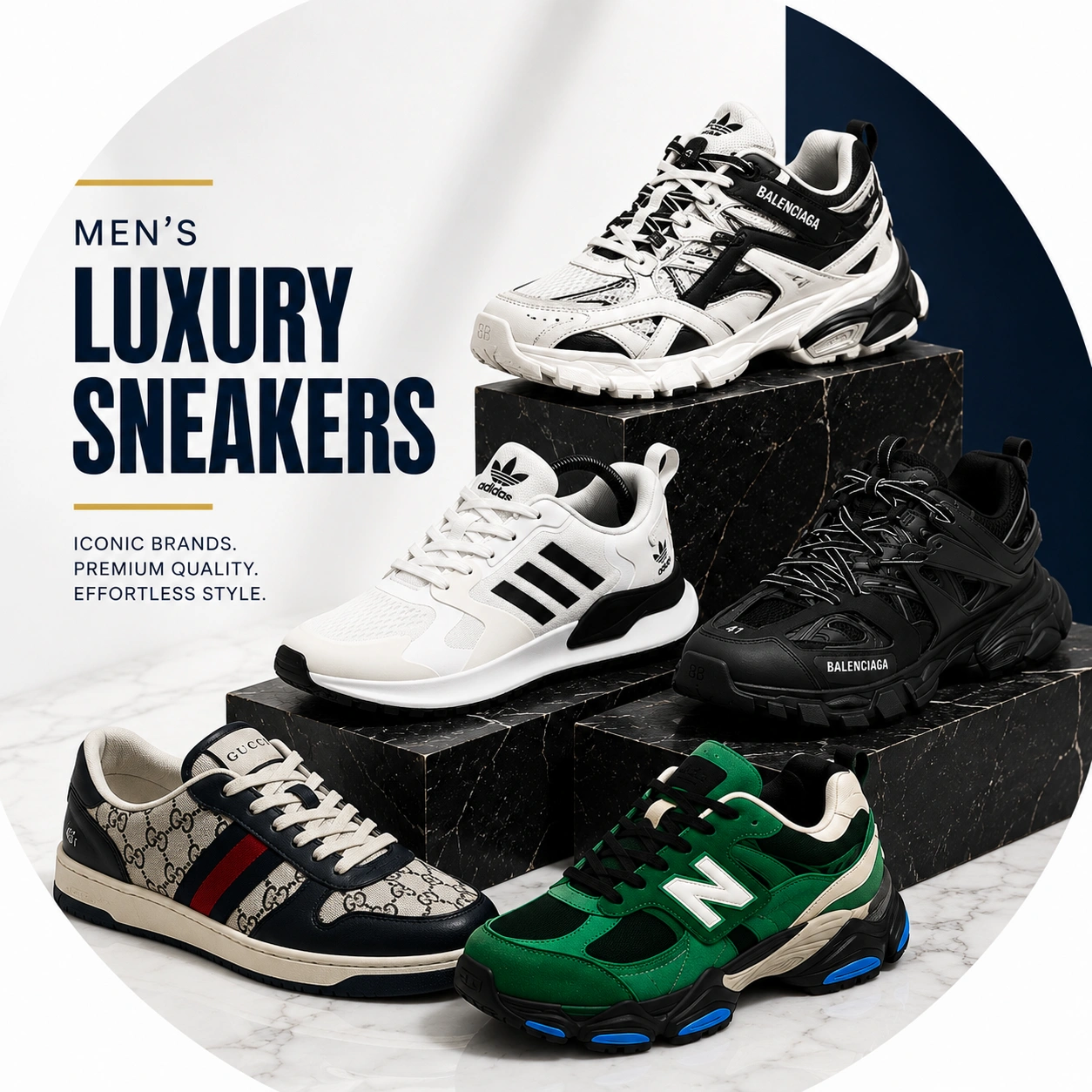 Luxury designer sneakers at Vunasco Styles