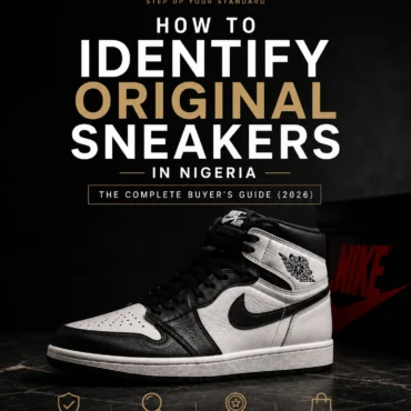 Original premium sneakers in Nigeria showing authentic materials, quality stitching, and genuine craftsmanship.
